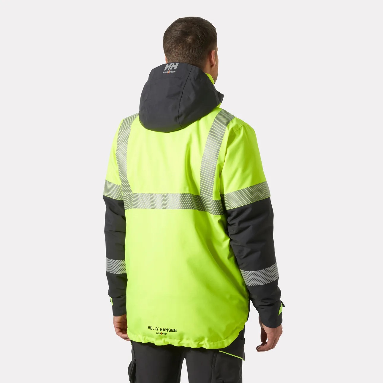 Helly Hansen ICU Hi Vis isolierte Winterjacke – Warnschutz und Wetterschutz – Bild 6