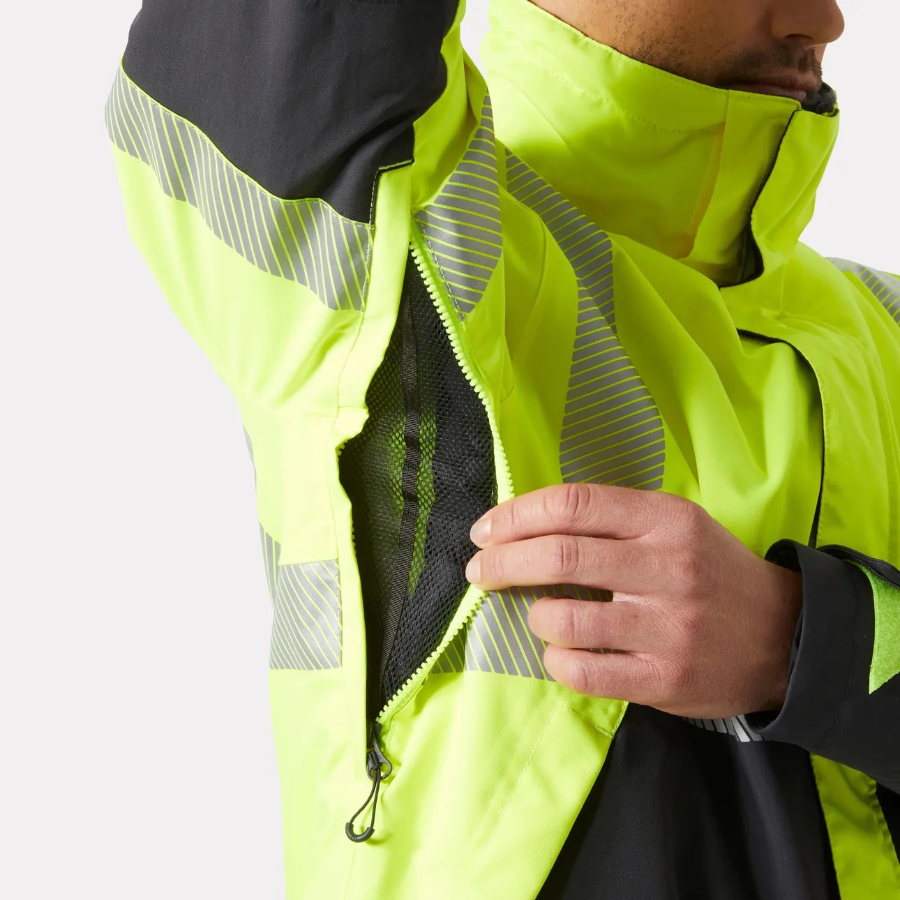 Helly Hansen ICU Hi Vis isolierte Winterjacke – Warnschutz und Wetterschutz – Bild 7
