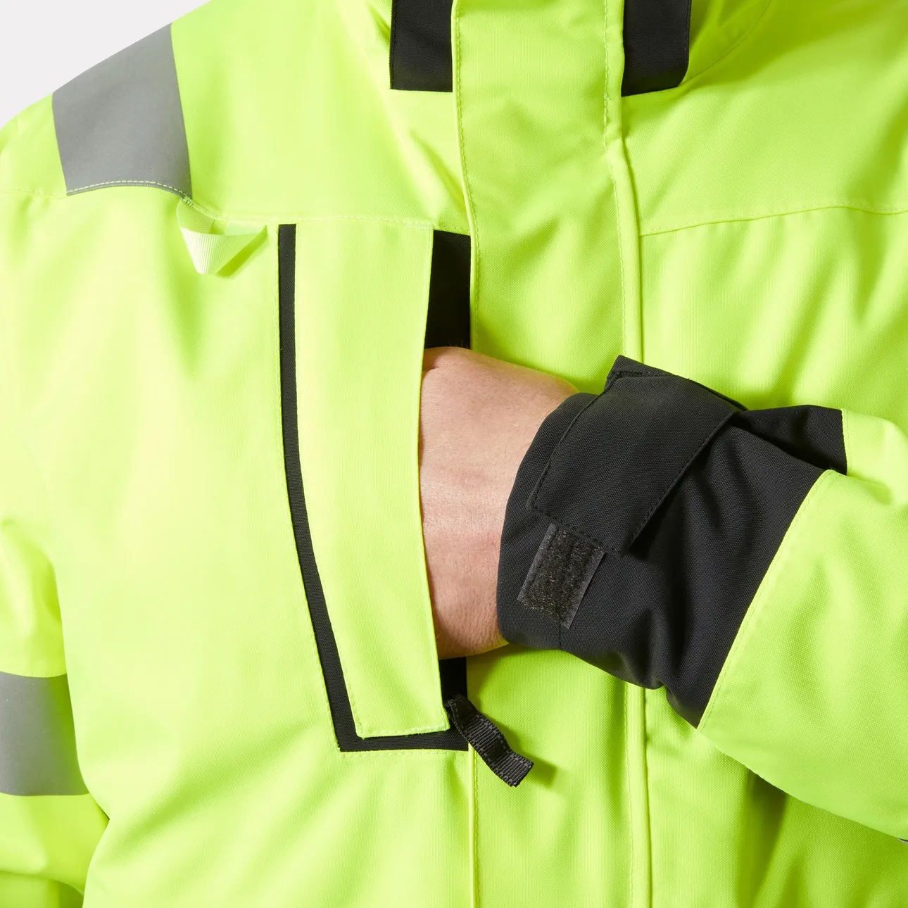 Helly Hansen Alna 2.0 Hi Vis Winterjacke | Schutz bei Kälte – Bild 6