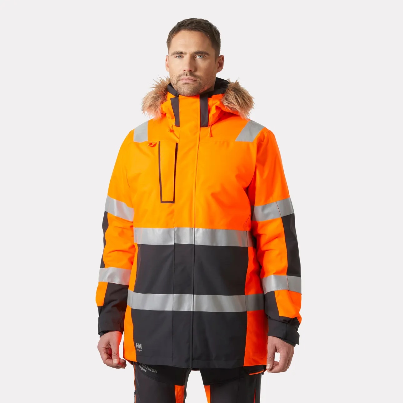 Helly Hansen Alna 2.0 Hi Vis Winterparkat | Warnschutz Klasse 3 – Bild 7