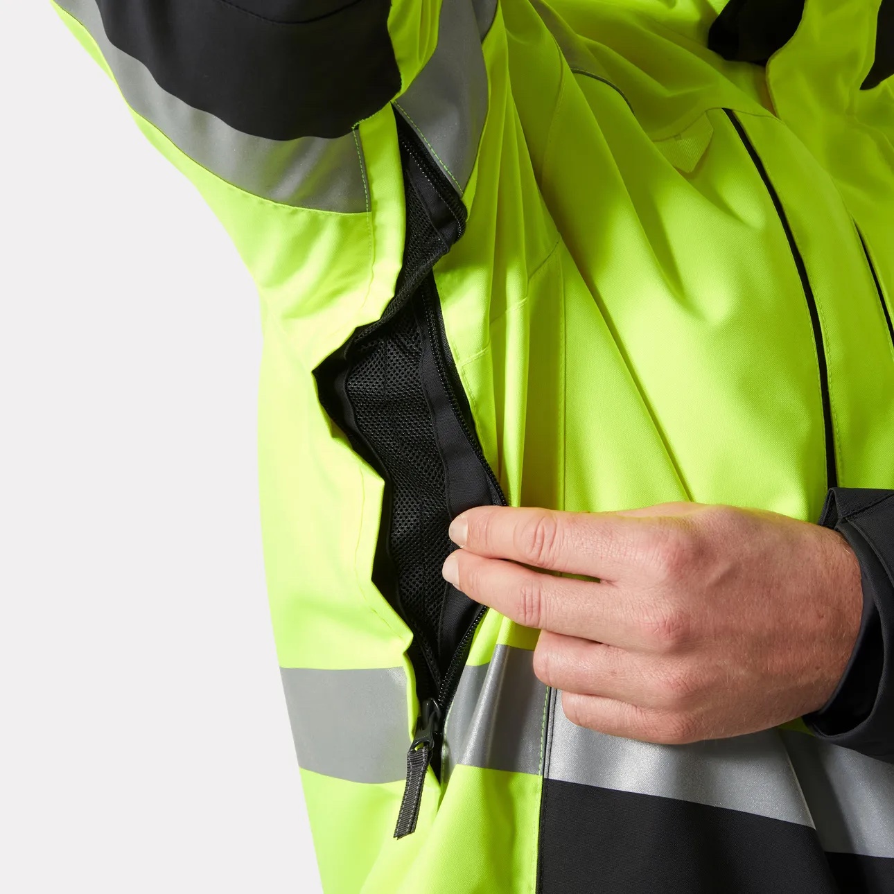 Helly Hansen Alna 2.0 Hi Vis Winterparkat | Warnschutz Klasse 3 – Bild 6