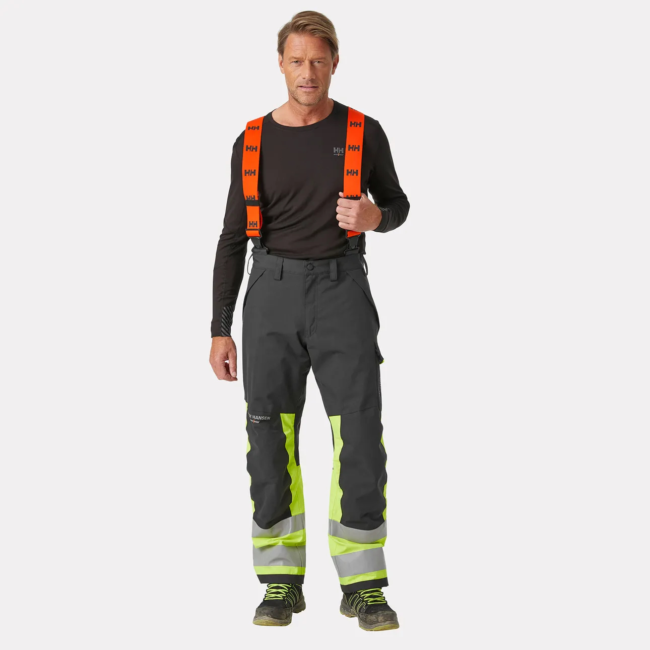 Helly Hansen Alna 2.0 Hi Vis Winterlatzhose | Warnschutz Klasse 1 – Bild 3