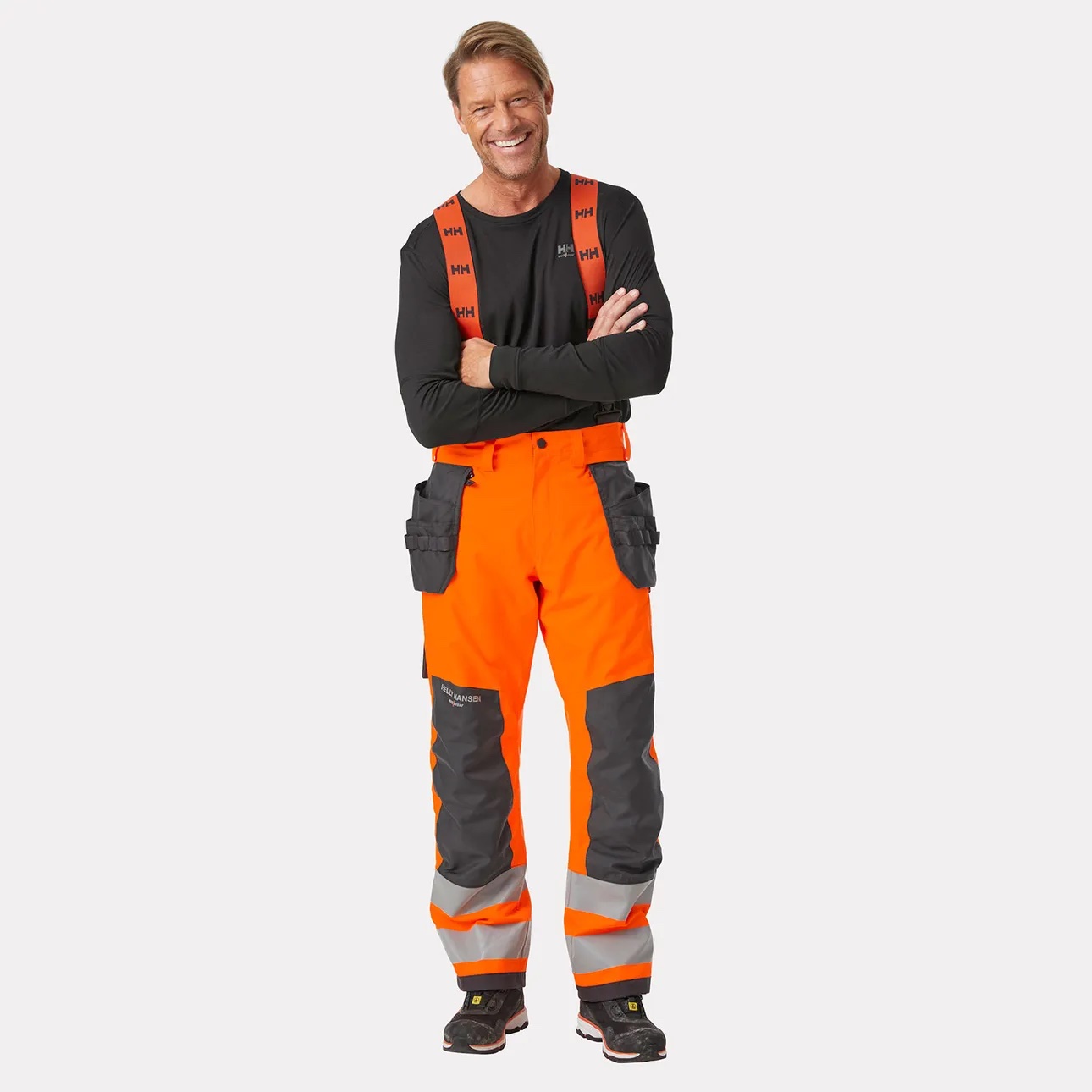 Helly Hansen Alna 2.0 Hi Vis Winterlatzhose | Warnschutz Klasse 2 – Bild 4