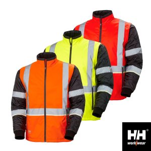 Helly Hansen UC-ME Hi Vis isolierte Jacke | Warnschutz Klasse 2
