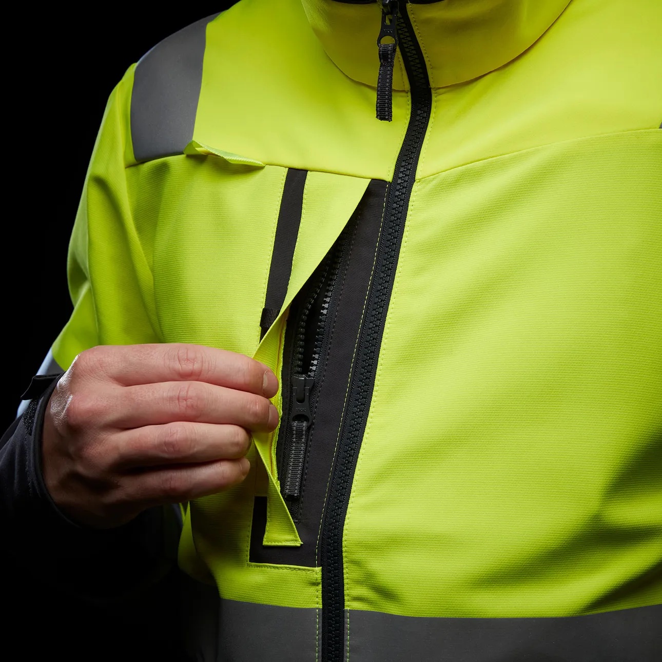 Helly Hansen Alna 4X Hi Vis Tech-Jacke | Warnschutz Klasse 2 – Bild 6