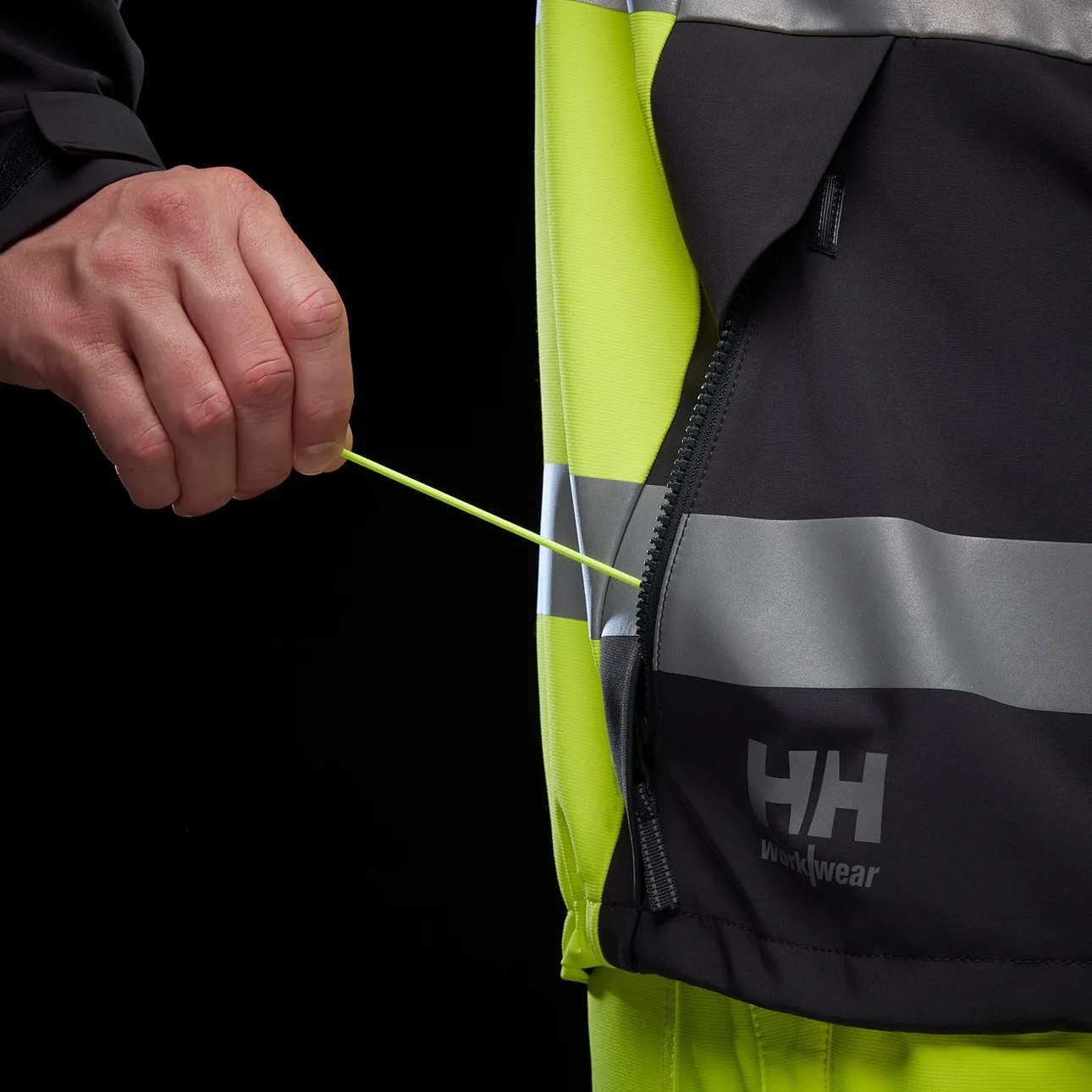 Helly Hansen Alna 4X Hi Vis Tech-Jacke | Warnschutz Klasse 2 – Bild 9