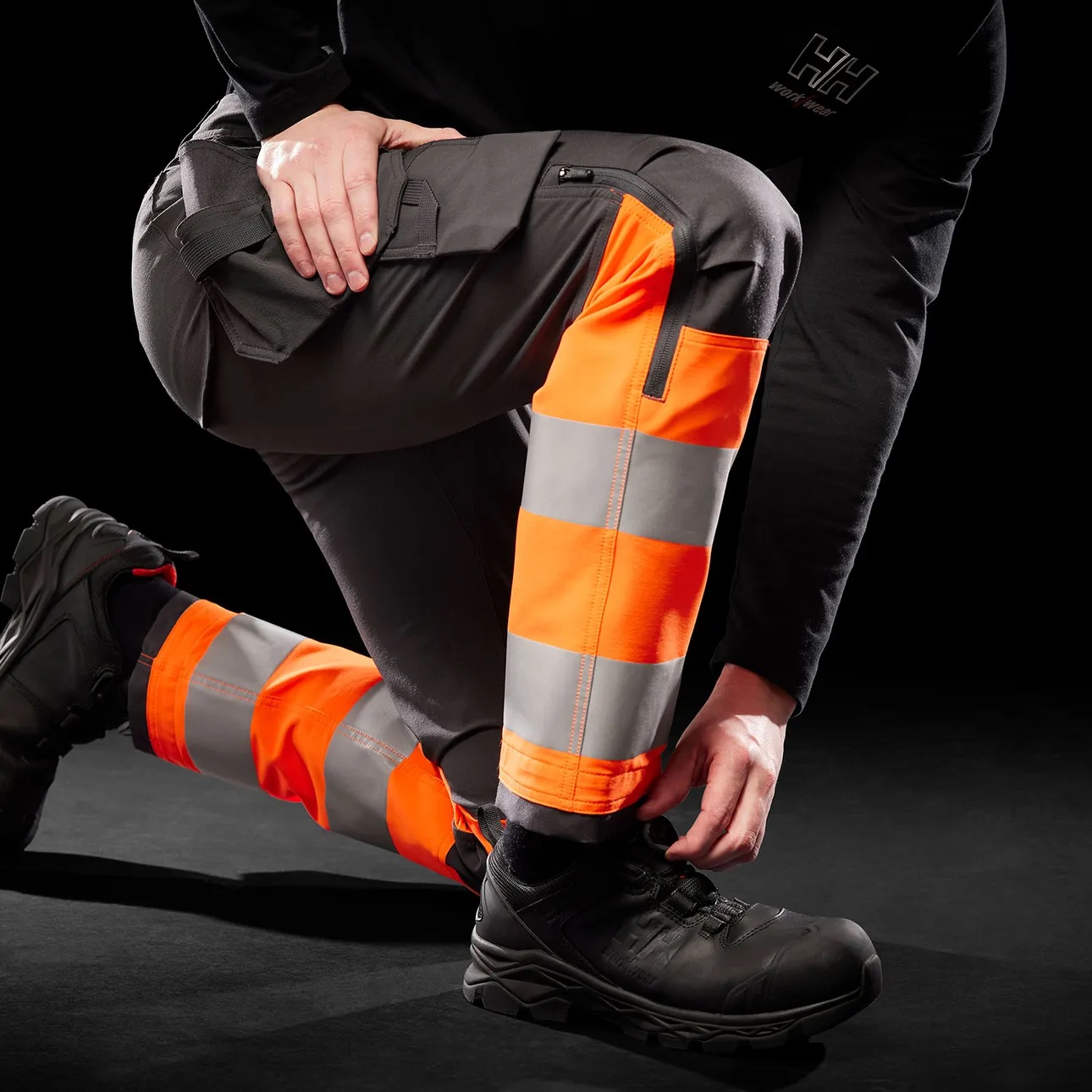 Helly Hansen Alna 4X Hi Vis Bauhose | Warnschutz Klasse 1 – Bild 6