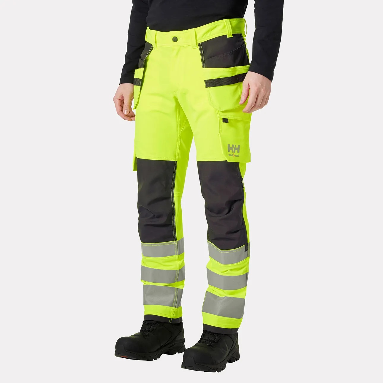 Helly Hansen Alna 4X Hi Vis Bauhose | Warnschutz Klasse 2 – Bild 3