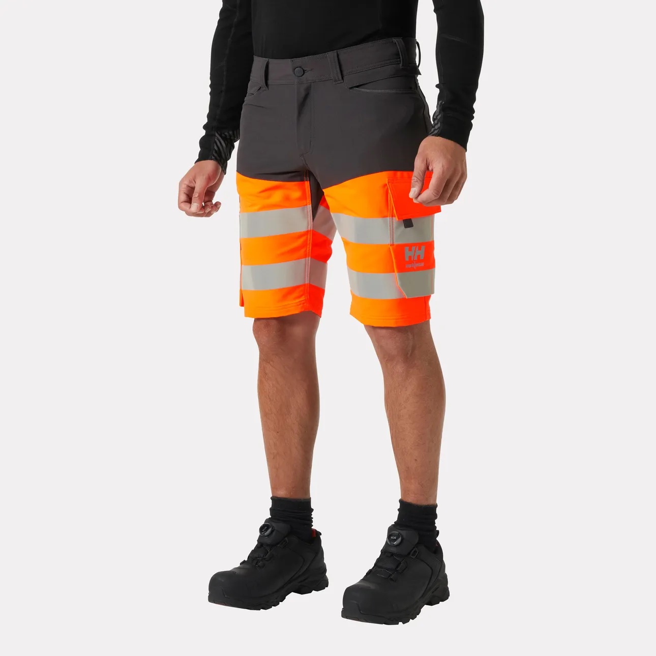 Helly Hansen Alna 4X HH Connect Hi Vis Shorts | Warnschutz Klasse 1 – Bild 7