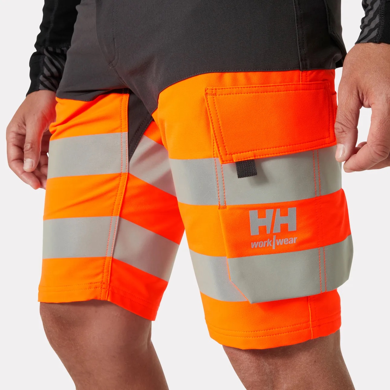 Helly Hansen Alna 4X HH Connect Hi Vis Shorts | Warnschutz Klasse 1 – Bild 8