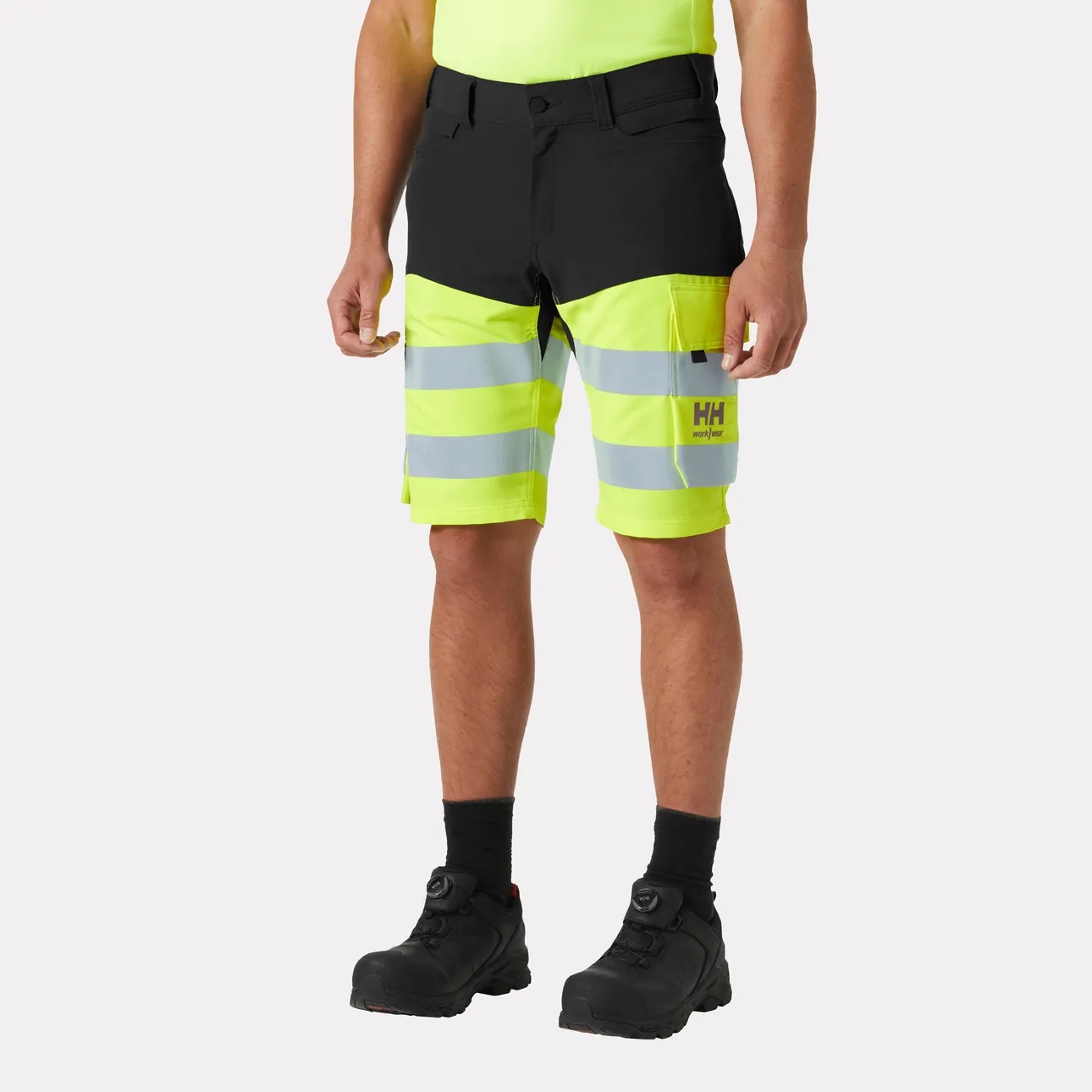 Helly Hansen Alna 4X HH Connect Hi Vis Shorts | Warnschutz Klasse 1 – Bild 3
