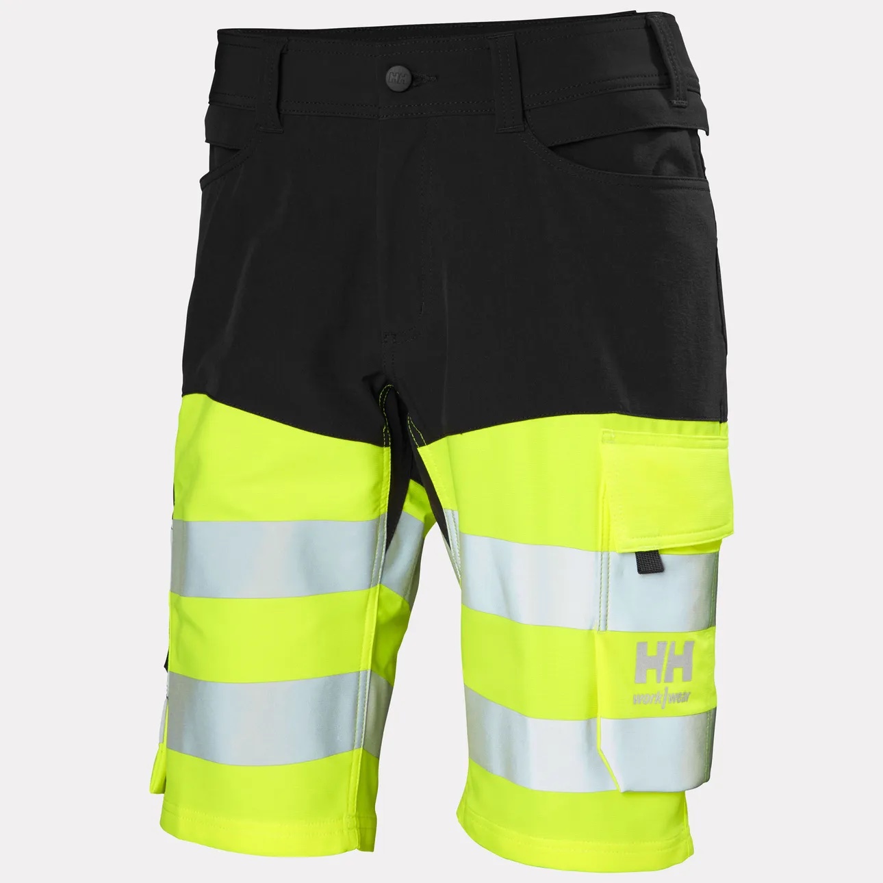 Helly Hansen Alna 4X HH Connect Hi Vis Shorts | Warnschutz Klasse 1 – Bild 5
