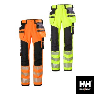 Helly Hansen ICU Hi Vis Bauhose | Warnschutz Klasse 2
