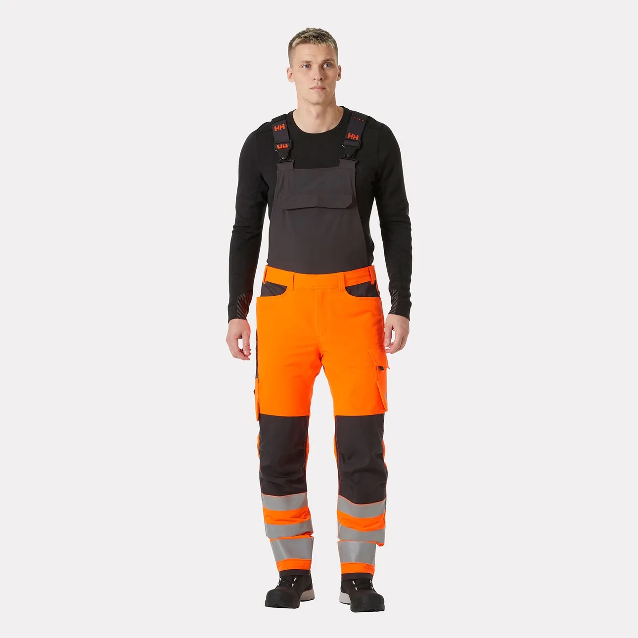 Helly Hansen Alna 4X Hi Vis Latzhose | Warnschutz Klasse 2 – Bild 3