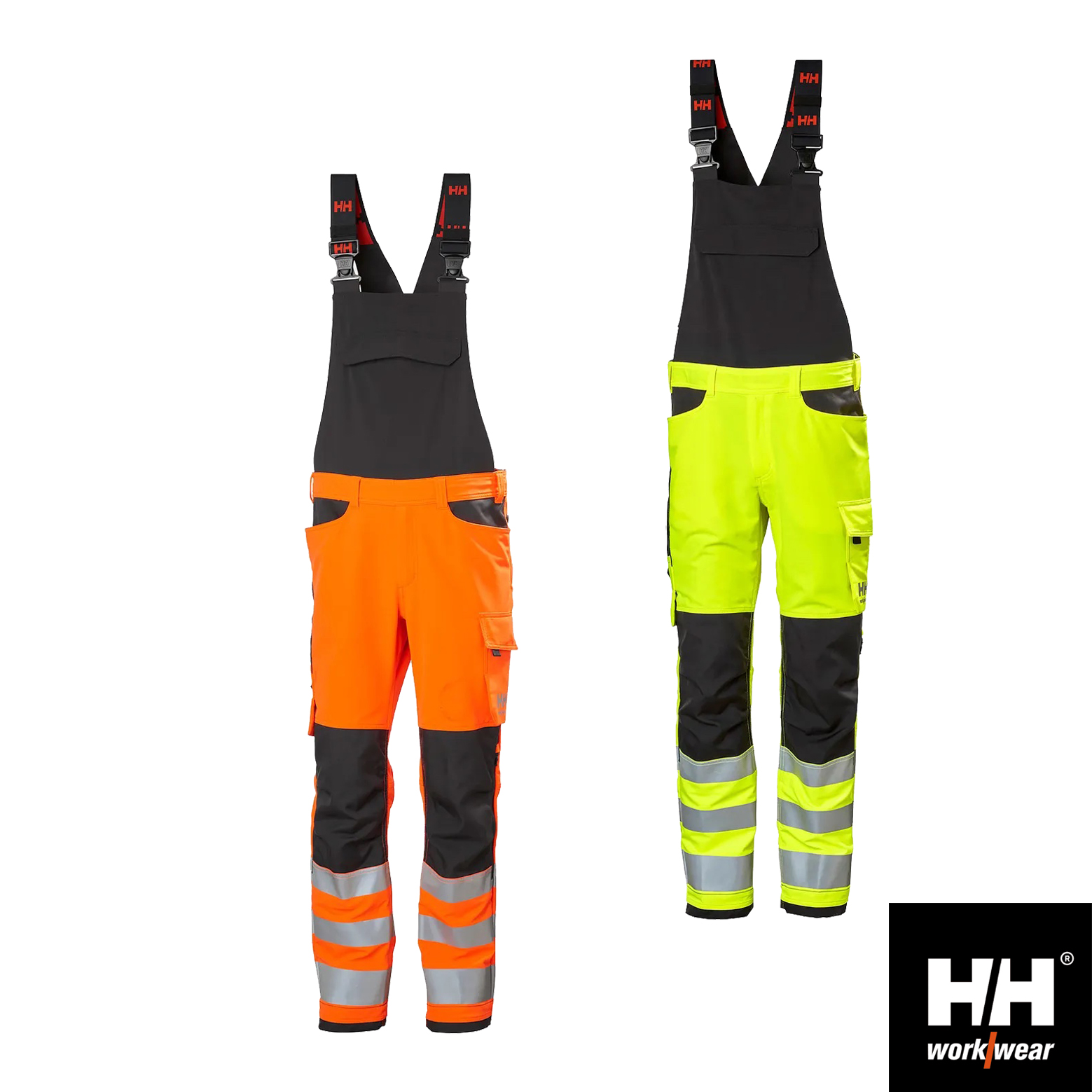 Helly Hansen Alna 4X Hi Vis Latzhose | Warnschutz Klasse 2
