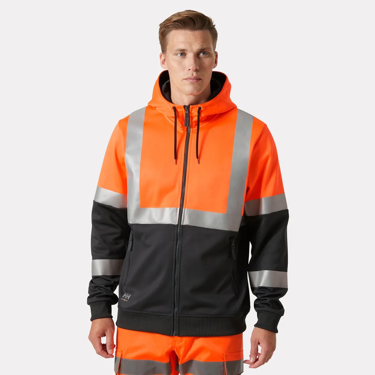 Helly Hansen Addvis Hi Vis Kapuzenpullover | Warnschutz Klasse 1 – Bild 6