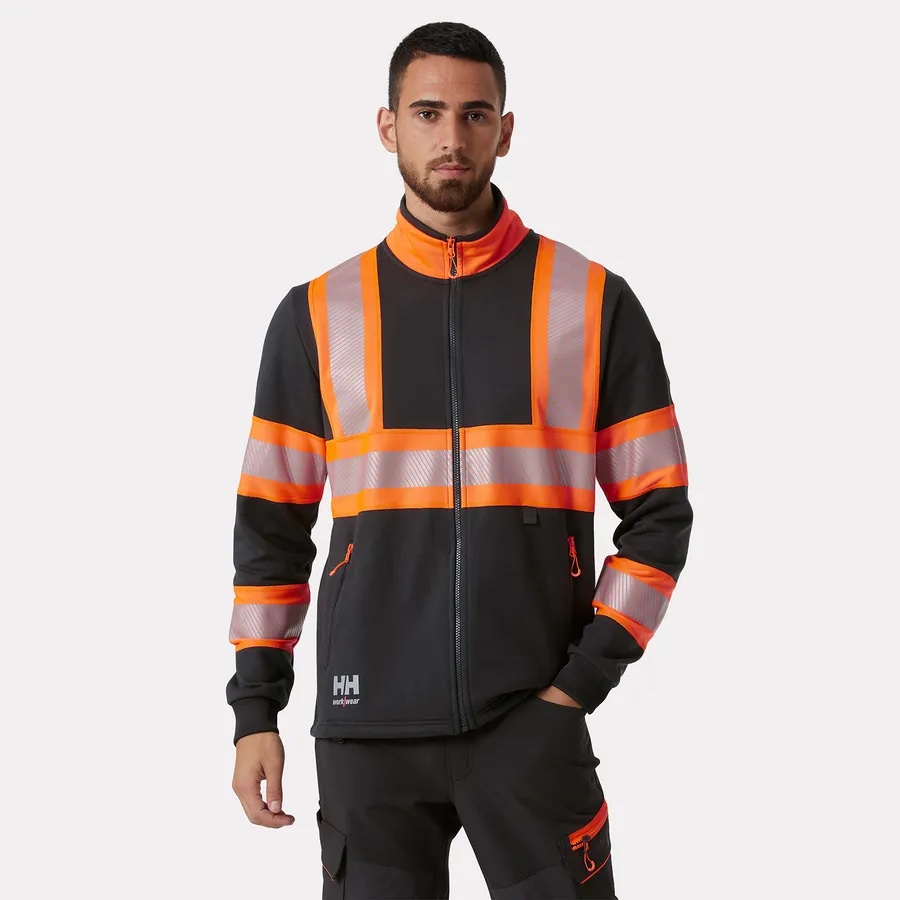 Helly Hansen ICU Hi Vis Sweatjacke | Warnschutz Klasse 1 – Bild 6