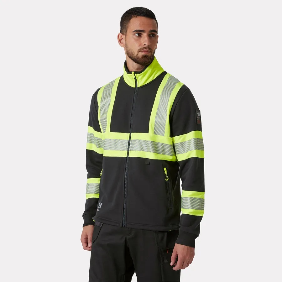 Helly Hansen ICU Hi Vis Sweatjacke | Warnschutz Klasse 1 – Bild 2