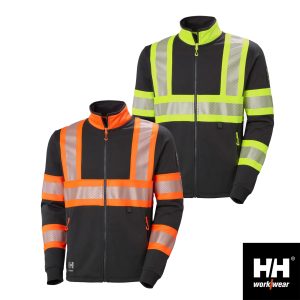 Helly Hansen ICU Hi Vis Sweatjacke | Warnschutz Klasse 1