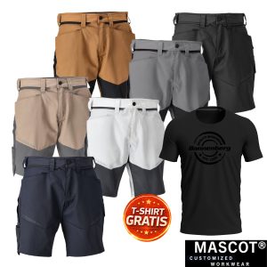 MASCOT® CUSTOMIZED Shorts mit Click Pocket System + T-Shirt
