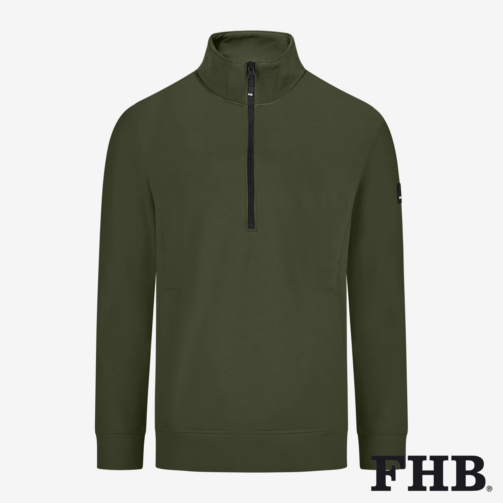 FHB KALLE Zip-Sweatshirt | Arbeitstroyer mit YKK-Zipper – Bild 6