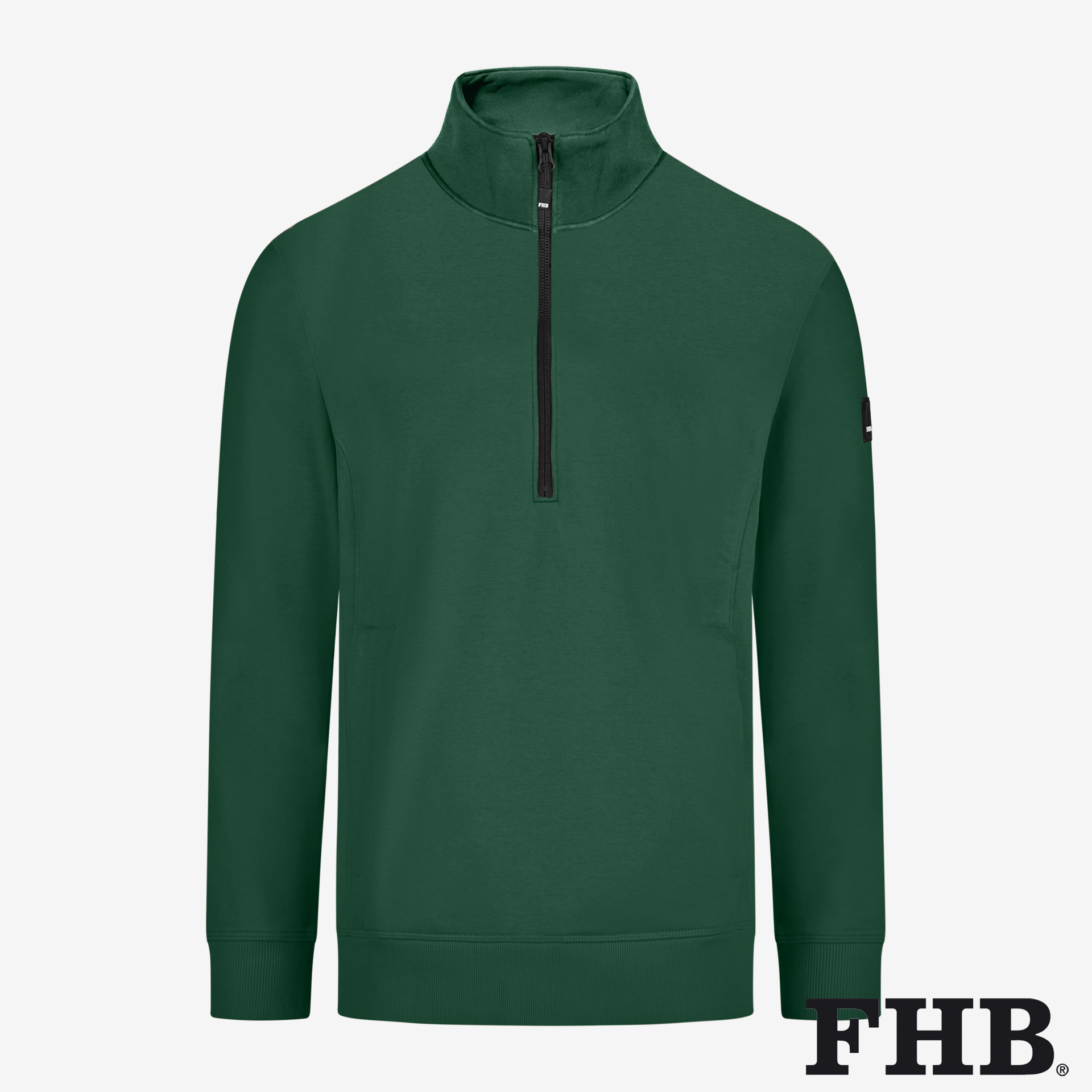 FHB KALLE Zip-Sweatshirt | Arbeitstroyer mit YKK-Zipper – Bild 4
