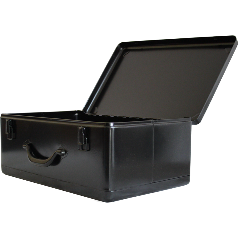 KRATOS SAFETY Metallkoffer 21 L | Robuster Stahlkoffer