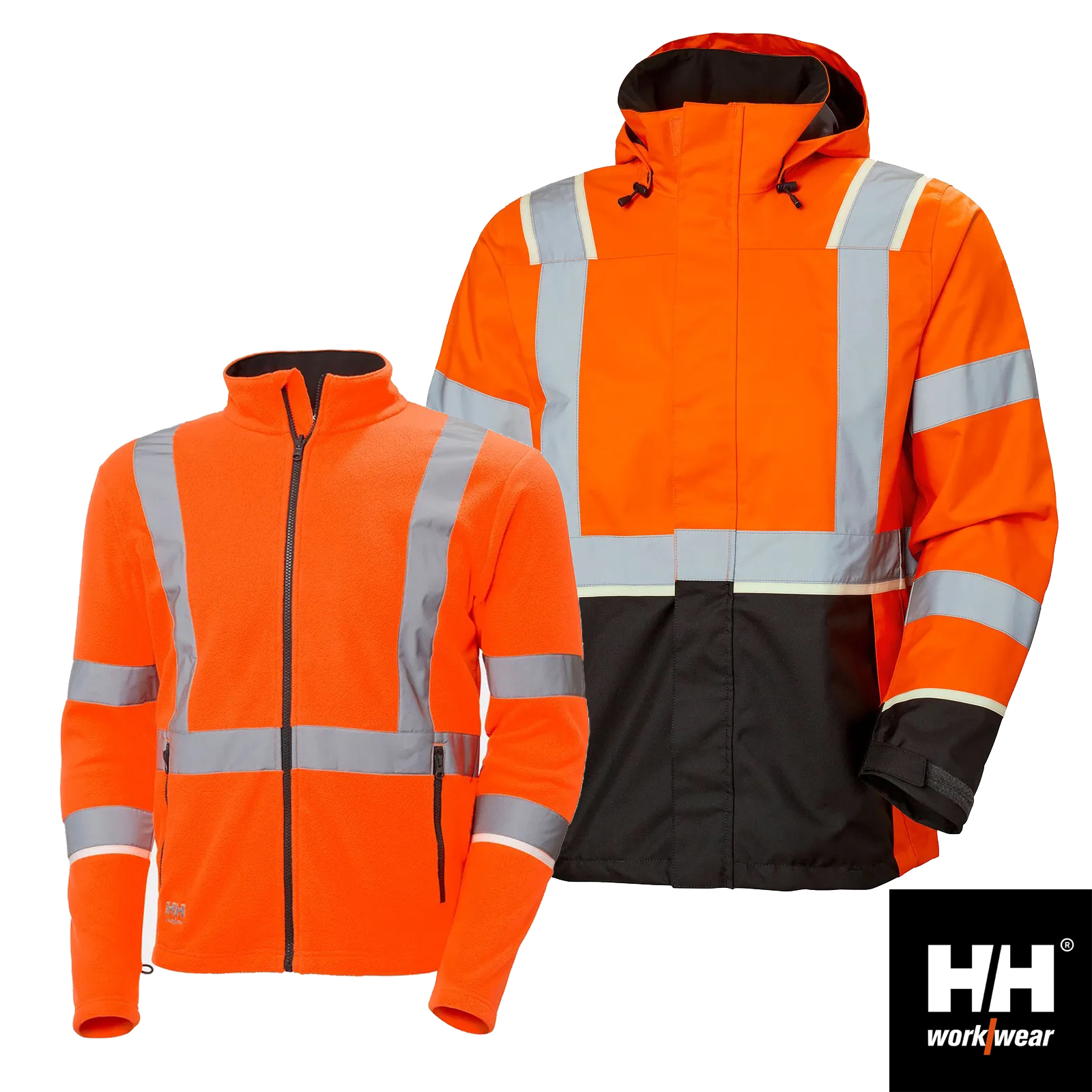 Helly Hansen UC-ME Shelljacke + ZIP-IN Fleece | Hi Vis – Bild 12