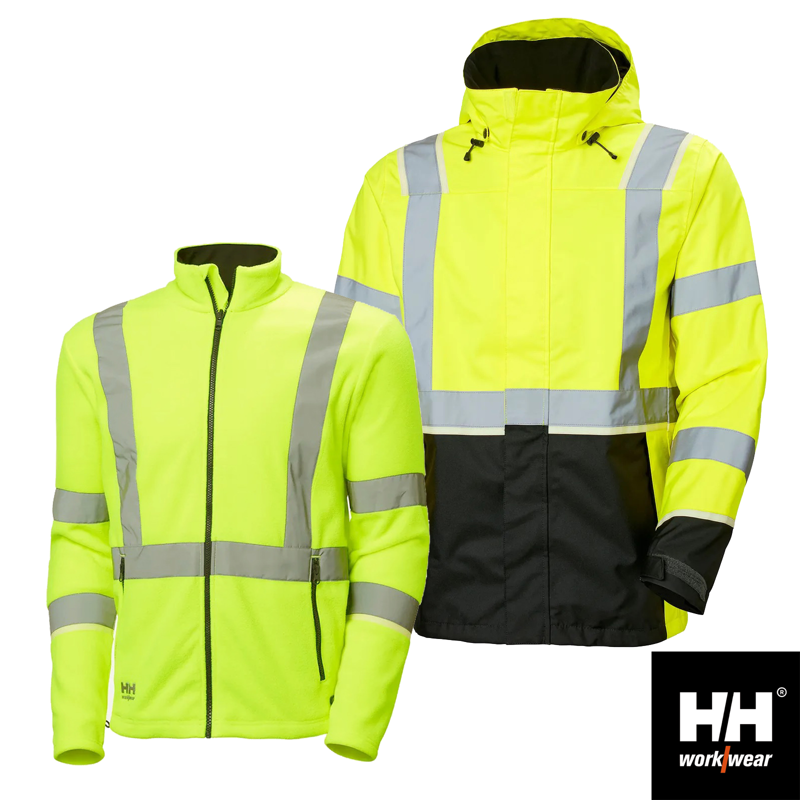 Helly Hansen UC-ME Shelljacke + ZIP-IN Fleece | Hi Vis – Bild 10