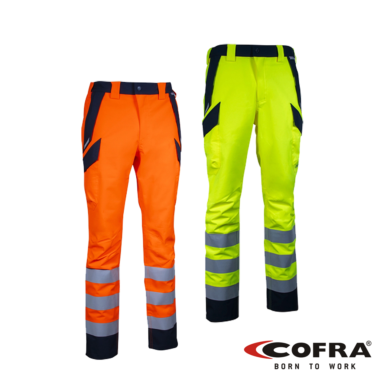 COFRA ALUMBRES Regenhose | EN 343 4-4-X & Warnschutz Kl. 2